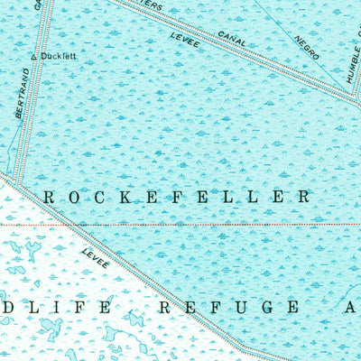 United States Geological Survey Hog Bayou, LA (1955, 62500-Scale) digital map