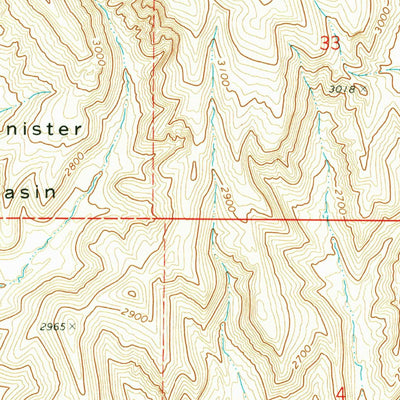 United States Geological Survey Hog Cove Butte, ID (1970, 24000-Scale) digital map