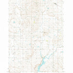 United States Geological Survey Hog Creek Butte, ID (1986, 24000-Scale) digital map