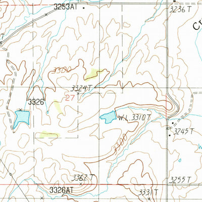 United States Geological Survey Hog Creek Butte, ID (1986, 24000-Scale) digital map