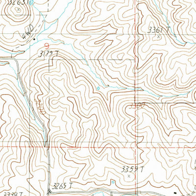 United States Geological Survey Hog Creek Butte, ID (1986, 24000-Scale) digital map