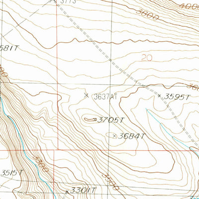 United States Geological Survey Hog Creek, ID (1986, 24000-Scale) digital map