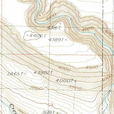 United States Geological Survey Hog Creek, ID (1986, 24000-Scale) digital map