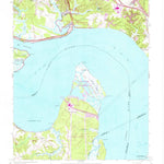 United States Geological Survey Hog Island, VA (1965, 24000-Scale) digital map