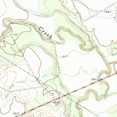 United States Geological Survey Hog Mountain, TX (1961, 24000-Scale) digital map