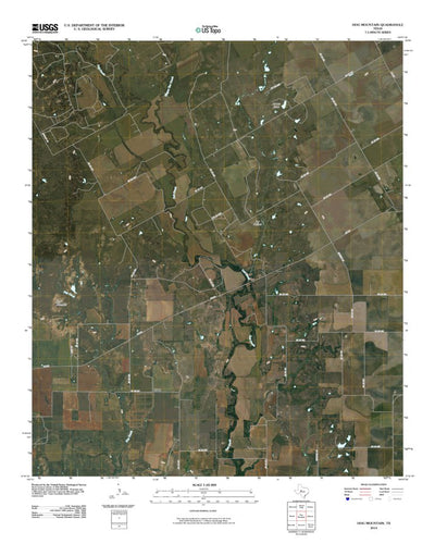 United States Geological Survey Hog Mountain, TX (2010, 24000-Scale) digital map