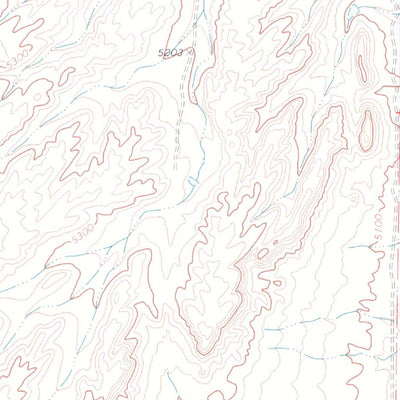 United States Geological Survey Hog Ranch Canyon, CO (1970, 24000-Scale) digital map