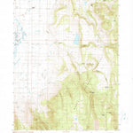 United States Geological Survey Hog Valley, CA (1990, 24000-Scale) digital map
