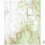 United States Geological Survey Hog Valley, CA (1993, 24000-Scale) digital map