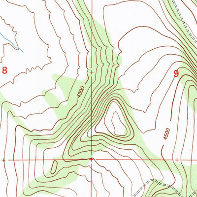 United States Geological Survey Hog Valley, CA (1993, 24000-Scale) digital map