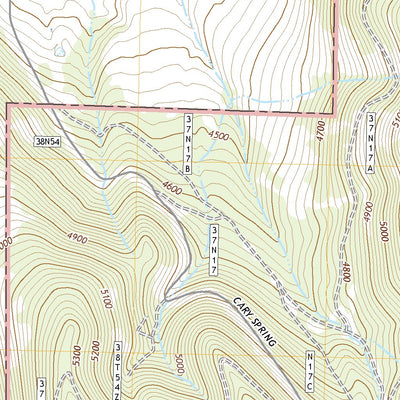 United States Geological Survey Hog Valley, CA (2021, 24000-Scale) digital map