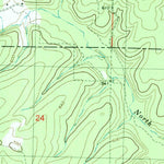 United States Geological Survey Hogan Hollow, MO (1980, 24000-Scale) digital map