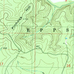 United States Geological Survey Hogan Hollow, MO (1980, 24000-Scale) digital map