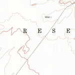 United States Geological Survey Hogansaani Spring, AZ (1968, 24000-Scale) digital map