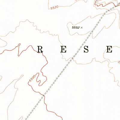 United States Geological Survey Hogansaani Spring, AZ (1968, 24000-Scale) digital map