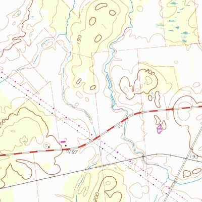 United States Geological Survey Hogansburg, NY (1964, 24000-Scale) digital map