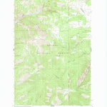 United States Geological Survey Hogback Mountain, MT (1962, 24000-Scale) digital map