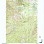 United States Geological Survey Hogback Mountain, MT (2001, 24000-Scale) digital map
