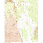 United States Geological Survey Hogback Ridge, CA (1990, 24000-Scale) digital map