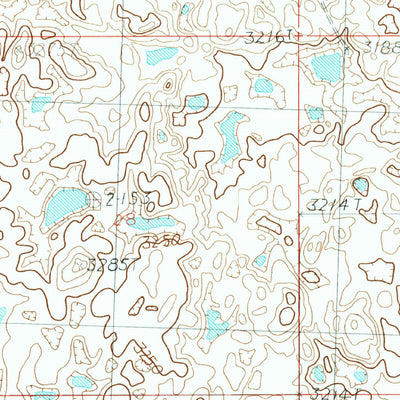 United States Geological Survey Hogeland, MT (1984, 24000-Scale) digital map