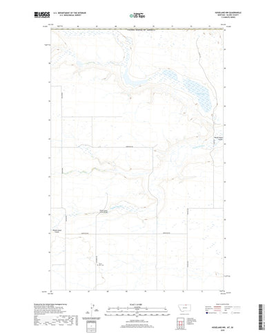 United States Geological Survey Hogeland NW, MT (2020, 24000-Scale) digital map