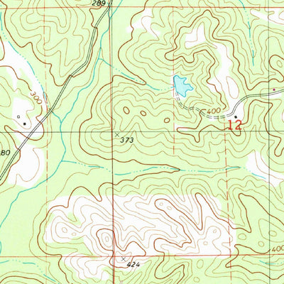 United States Geological Survey Hogglesville, AL (1980, 24000-Scale) digital map