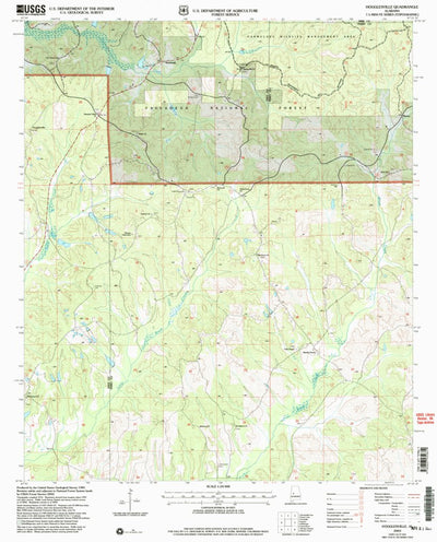 United States Geological Survey Hogglesville, AL (2002, 24000-Scale) digital map