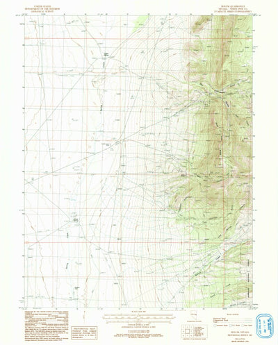 United States Geological Survey Hogum, NV (1987, 24000-Scale) digital map