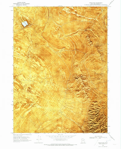 United States Geological Survey Hogup Bar, UT (1969, 24000-Scale) digital map