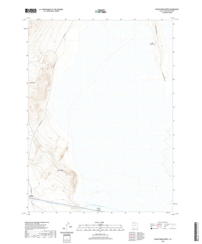 United States Geological Survey Hogup Ridge North, UT (2020, 24000-Scale) digital map