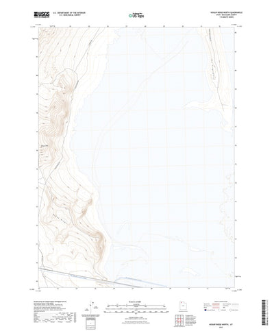 United States Geological Survey Hogup Ridge North, UT (2023, 24000-Scale) digital map