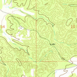 United States Geological Survey Hohenlinden, MS (1972, 24000-Scale) digital map