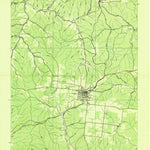 United States Geological Survey Hohenwald, TN (1936, 24000-Scale) digital map