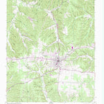 United States Geological Survey Hohenwald, TN (1951, 24000-Scale) digital map
