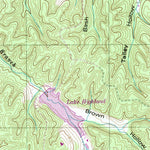 United States Geological Survey Hohenwald, TN (1951, 24000-Scale) digital map