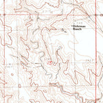 United States Geological Survey Hohrman Ranch, SD (1982, 24000-Scale) digital map
