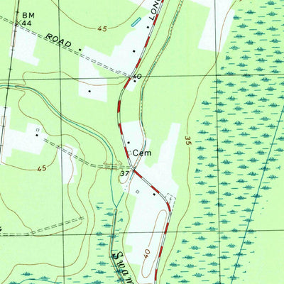 United States Geological Survey Hoke, NC (1997, 24000-Scale) digital map