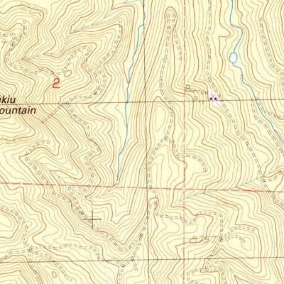 United States Geological Survey Hoko Falls, WA (1984, 24000-Scale) digital map