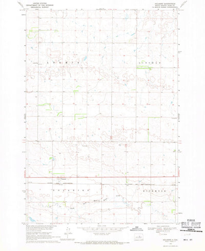 United States Geological Survey Holabird, SD (1968, 24000-Scale) digital map