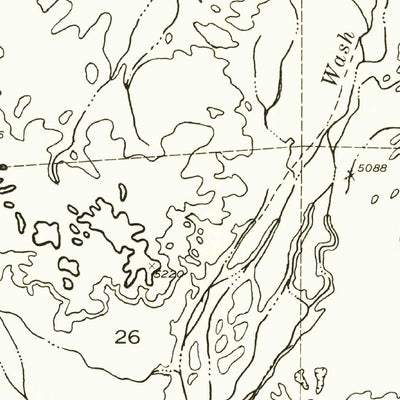 United States Geological Survey Holbrook, AZ (1955, 24000-Scale) digital map