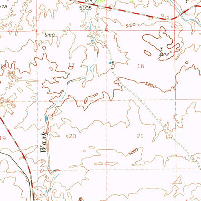 United States Geological Survey Holbrook, AZ (1955, 62500-Scale) digital map