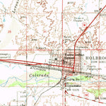 United States Geological Survey Holbrook, AZ (1955, 62500-Scale) digital map