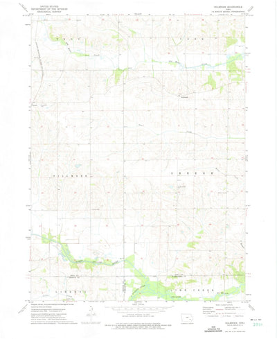 United States Geological Survey Holbrook, IA (1973, 24000-Scale) digital map