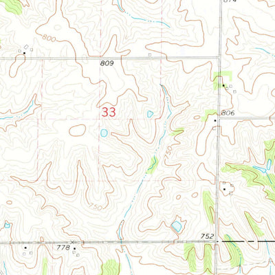 United States Geological Survey Holbrook, IA (1973, 24000-Scale) digital map