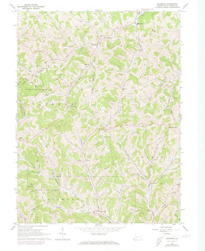United States Geological Survey Holbrook, PA (1964, 24000-Scale) digital map