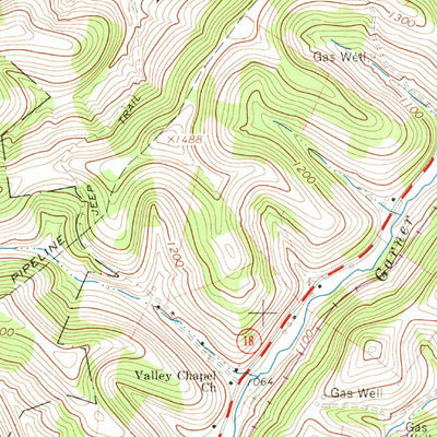 United States Geological Survey Holbrook, PA (1964, 24000-Scale) digital map