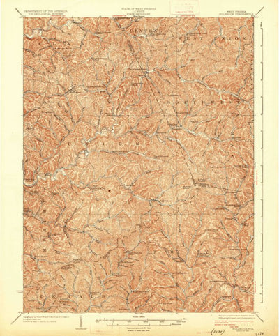 United States Geological Survey Holbrook, WV (1926, 62500-Scale) digital map