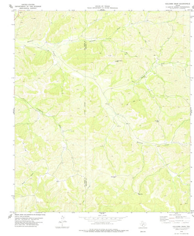 United States Geological Survey Holcomb Draw, TX (1978, 24000-Scale) digital map