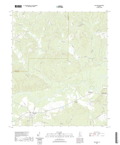 United States Geological Survey Holcomb, MS (2020, 24000-Scale) digital map