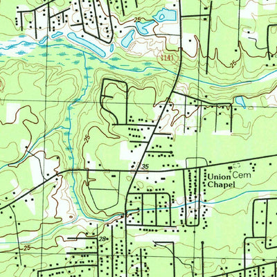 United States Geological Survey Holden Beach, NC (1990, 24000-Scale) digital map
